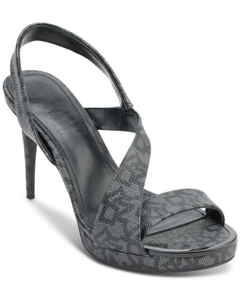 Women's Diva Asymmetrical Slingback Stiletto Sandals
