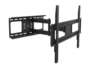 Кронштейн для монитора Equip 37-70” Артикулирующий настенный крепеж для телевизора - 200 x 200 мм - 600 x 400 мм - -20 - 10° - -90 - 90° - сталь - черный