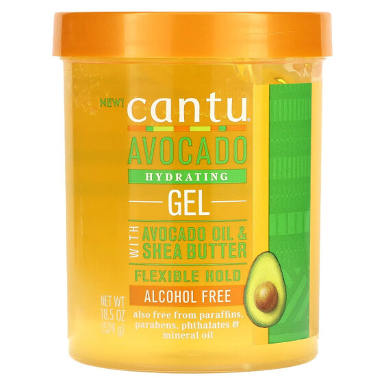 Гель для волос увлажняющий CANTU Avocado, без алкоголя, 524 г