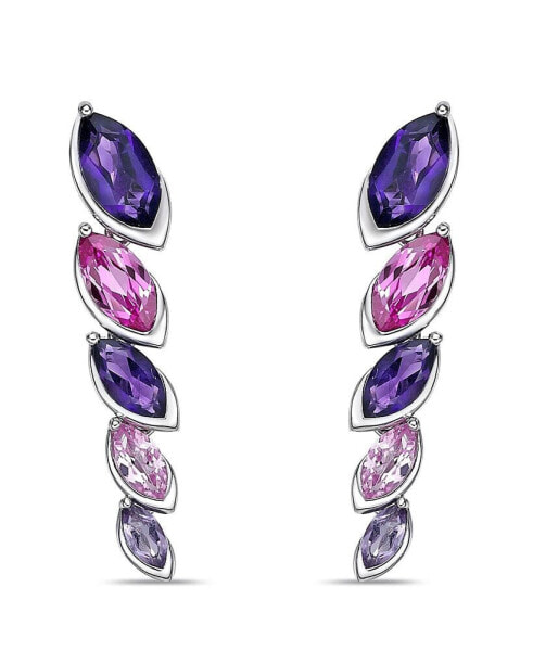 Серьги Macy's Purple Pink Amethyst