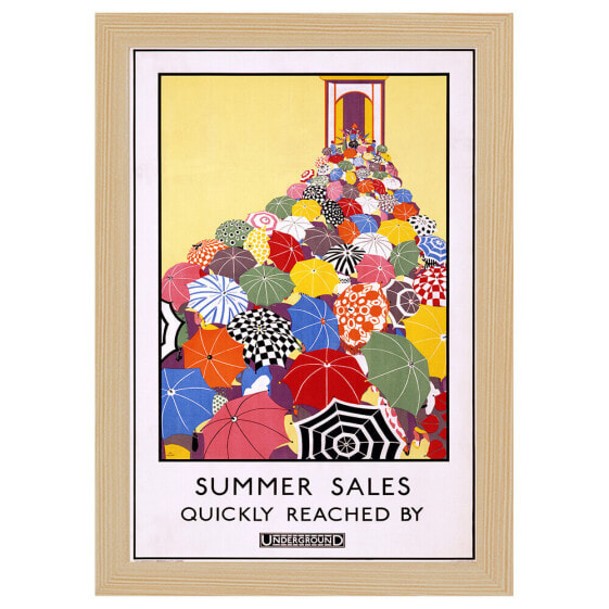 Bilderrahmen Poster 1925 Summer_sales