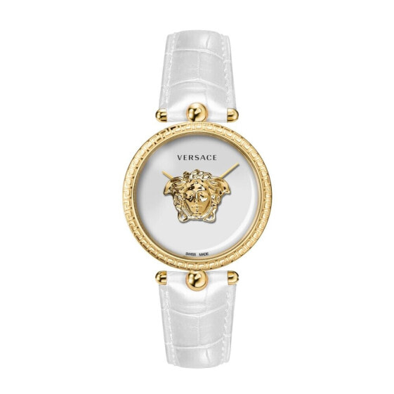 Versace Damen Armbanduhr PALAZZO weiß, gold 39 mm VECO02822