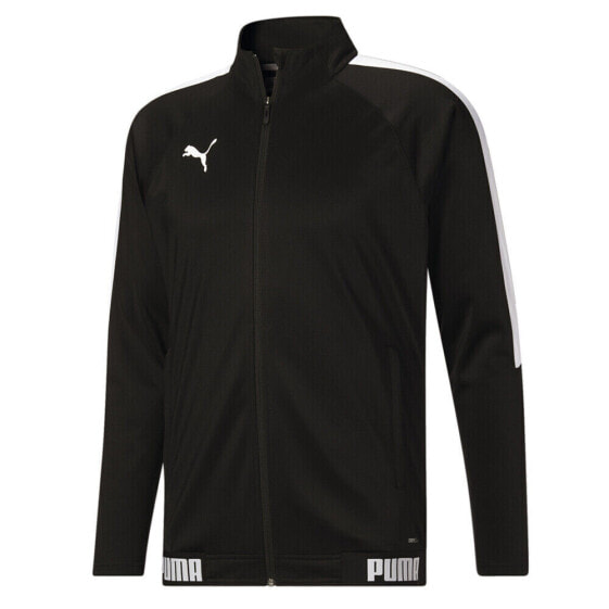 Puma Speed Full Zip Track Jacket Mens Black Casual Athletic Outerwear 65821603