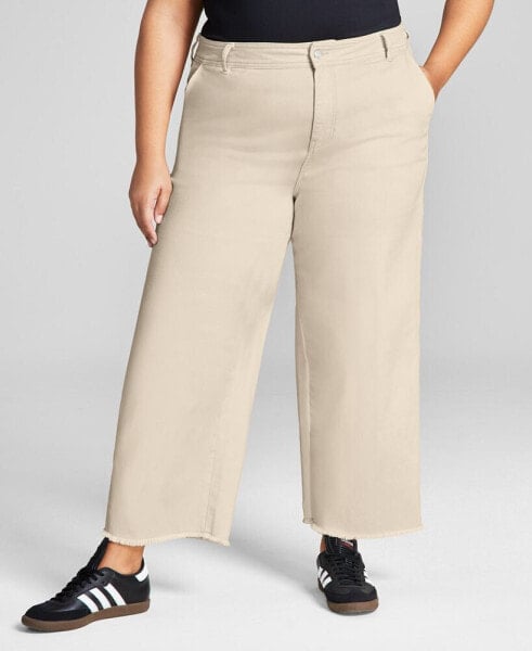Trendy Plus Size Mariner Wide-Leg Pants, Created for Macy's