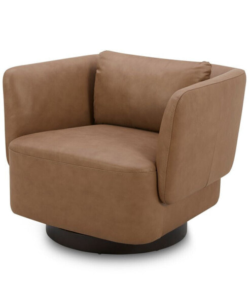 Rosecrans 36" Fabric Accent Swivel Chair, Created for Macy's