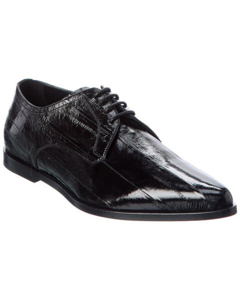 Dolce & Gabbana Leather Oxford Men's Black 39