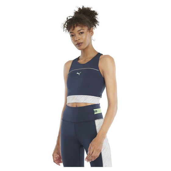 PUMA Run High Shine Crop sleeveless T-shirt