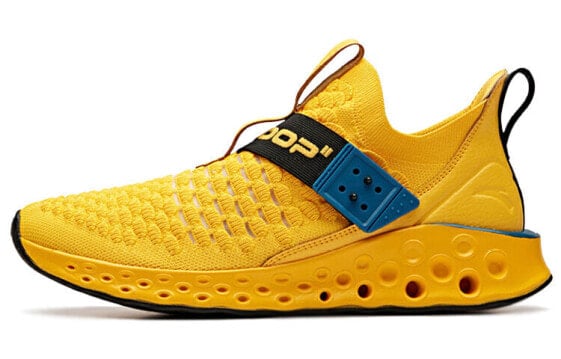 Беговые кроссовки Anta Running Shoes 11925589-2, мужские, с технологией света, низкие, цвета флага, желтые