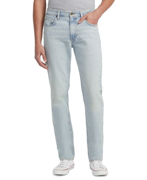 Men's Straight-Fit Light-Wash Jeans