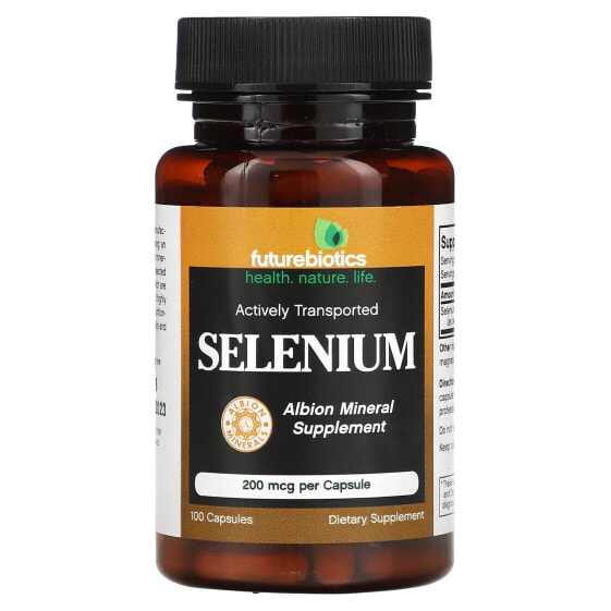 Selenium, 200 mcg, 100 Capsules
