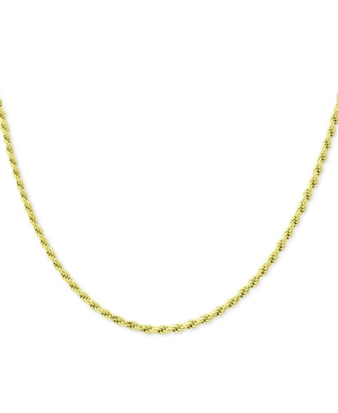 Giani Bernini sterling Silver Necklace, 18" Diamond Cut Rope Chain
