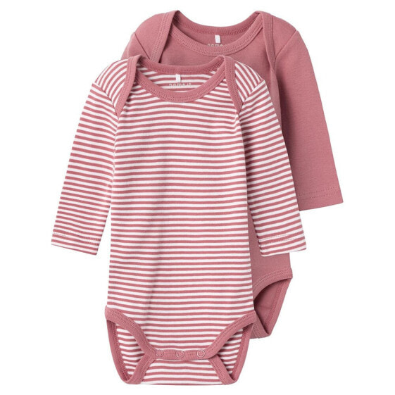 Боди для малышей Name It 13222498 Baby Long Sleeve Body 2 шт.