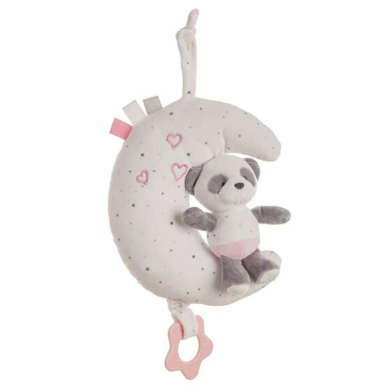 Плюшевая погремушка BB Fun Baby Panda Розовая луна 25 см