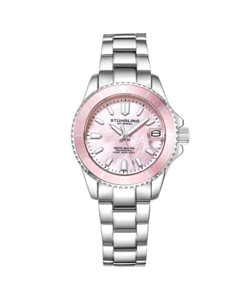 Часы и аксессуары Stuhrling Женские наручные часы на браслете из нержавеющей стали Silver Tone 32 мм