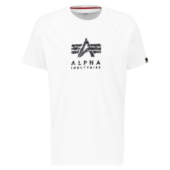 ALPHA INDUSTRIES Grunge Logo T short sleeve T-shirt