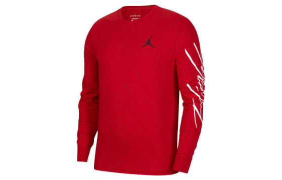 Jordan 户外休闲运动长袖T恤 男款 健身红 / Футболка Jordan T DC6698-687