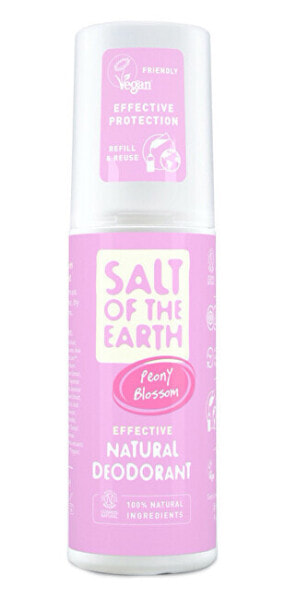 Дезодорант-спрей натуральный Salt Of The Earth Peony Blossom 100 мл