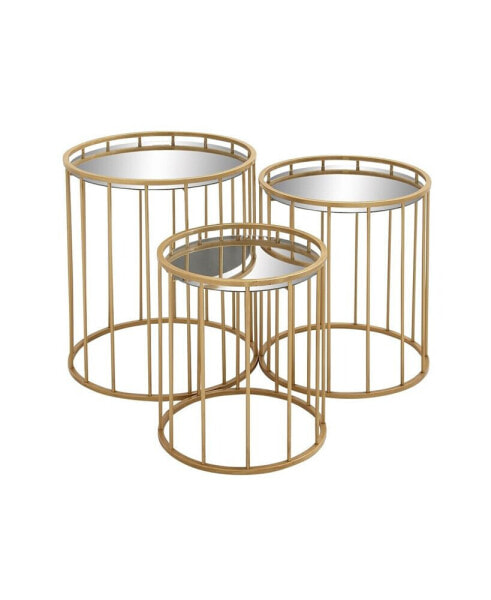 Contemporary Accent Table, Set of 3