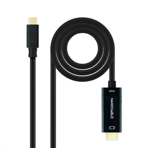 Кабель USB C — HDMI NANOCABLE 10.15.5132 Чёрный 1,8 m 4K Ultra HD