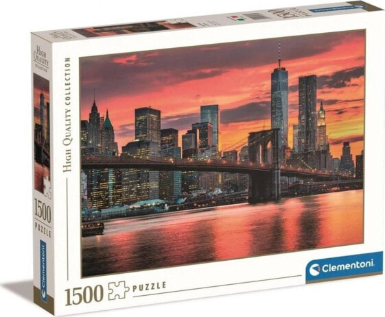 Clementoni CLE puzzle 1500 HQ East River at dusk 31693