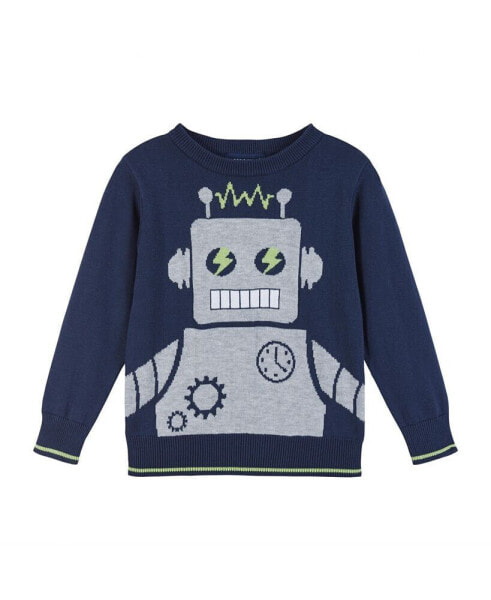 Big Boys / Robot Graphic Sweater