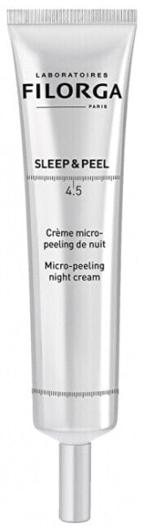 Night skin cream with AHA acids Sleep & Peel 4.5 (Micro-Peeling Night Cream) 40 ml