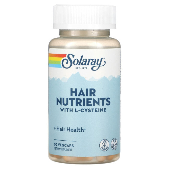 Витамин для здоровья кожи SOLARAY Hair Nutrients, 60 VegCaps