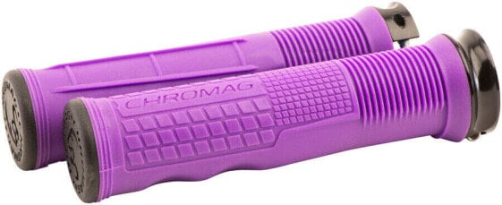 Грипсы для велосипеда Chromag Format - Фиолетовые, с замком