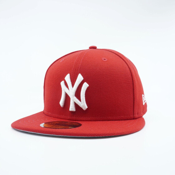 [60291332] Mens New Era MLB NY YANKEES 5950 FITTED 'SIDE PACTH WORLD SERIES'-RED