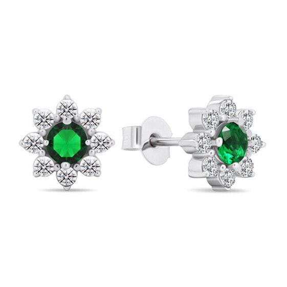 Серьги Brilio Silver Flowers EA577WG