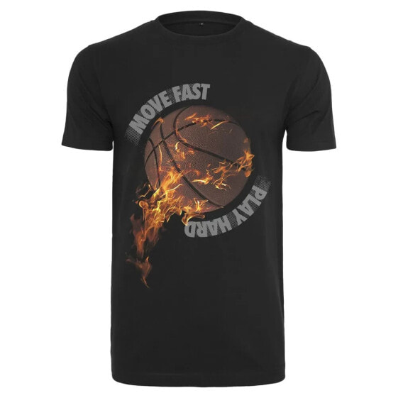 MISTER TEE Burning Bball T-shirt