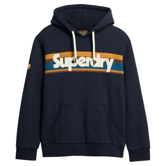 SUPERDRY Retro Stripe Logo hoodie