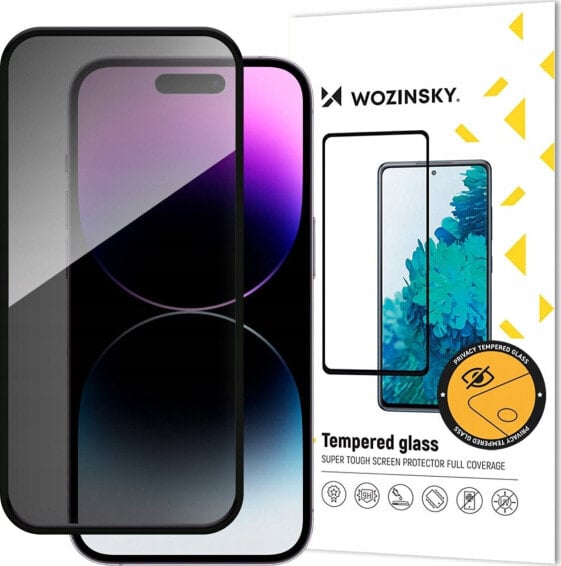 Wozinsky Szkło hartowane Wozinsky Privacy Glass prywatyzujące z filtrem anti-spy na iPhone 16 Plus