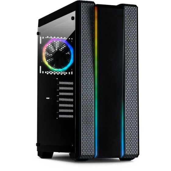 Inter-Tech S-3901 Impulse - Tower - PC - Black - ATX - ITX - micro ATX - Gaming - Multi