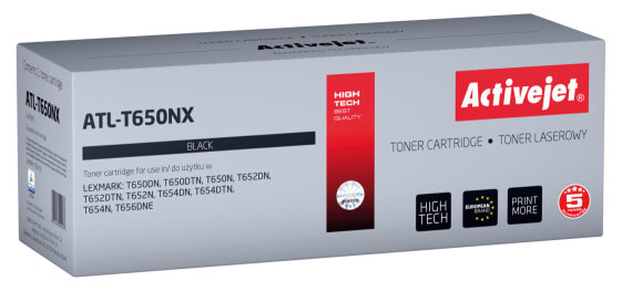 Activejet ATL-T650NX toner (replacement for Lexmark T650H11E; Supreme; 25000 pages; black) - 25000 pages - Black - 1 pc(s)