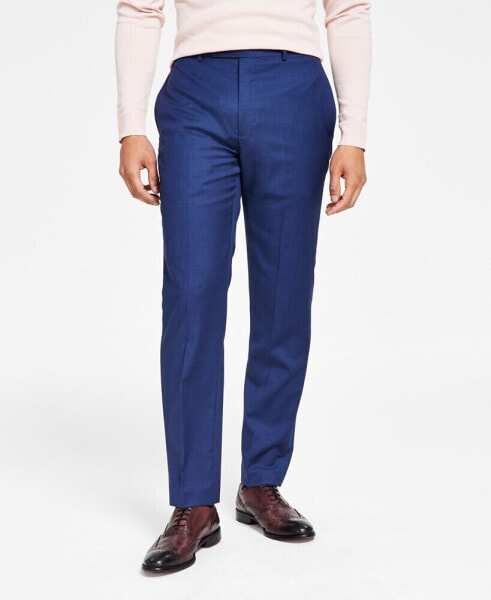 Men's Slim-Fit Wool-Blend Stretch Suit Pants