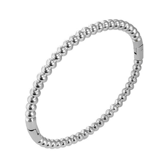 Solid steel ball bracelet