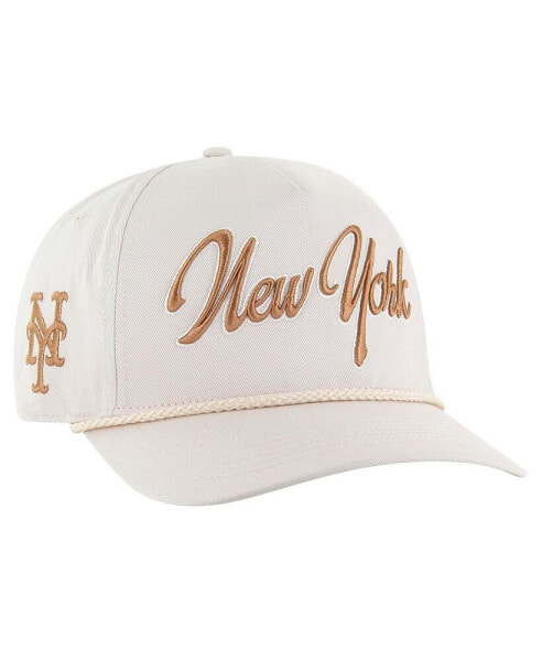 Men's Cream New York Mets Neutral Overhand Hitch Adjustable Hat