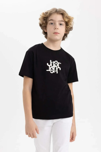Erkek Çocuk T-shirt C1938a8/bk81 Black
