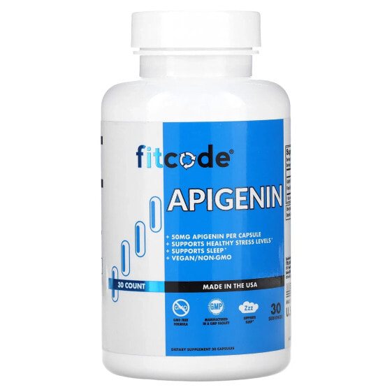 Витамины FITCODE Apigenin, 50 мг, 30 капсул