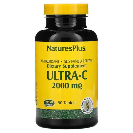 Витамин C ультра, 2 000 мг, 90 таблеток Nature's Plus Ultra-C
