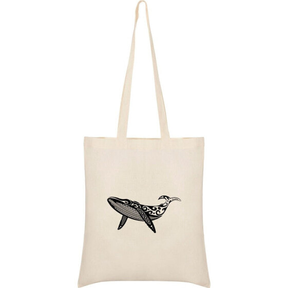 KRUSKIS Whale Tribal Tote Bag