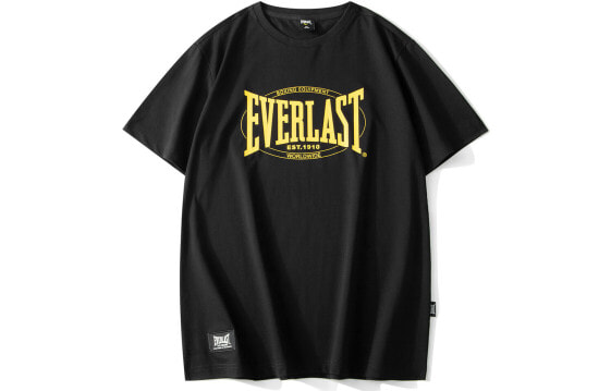 Футболка мужская Everlast E129101020-2 Черная с базовым логотипом