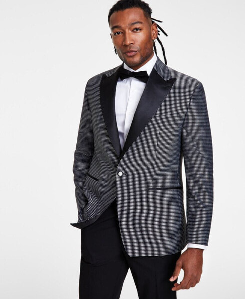 Men's Classic Fit Contrast-Trim Dinner Jacket