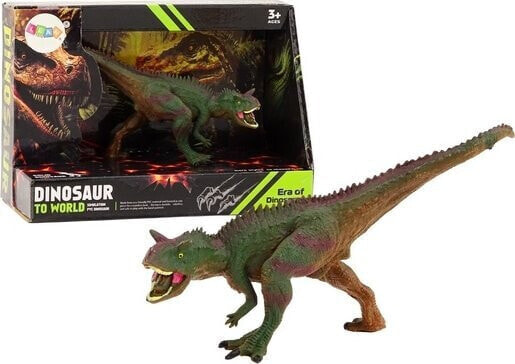 Figurka LeanToys Figurka Dinozaura Karnotaur Zielono-Brązowy 1El