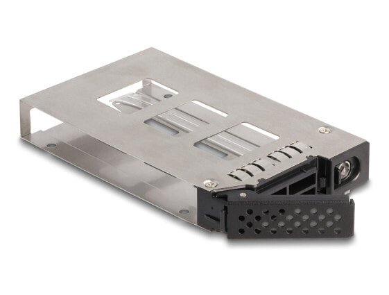 Delock 47018 - 2.5" - Storage drive tray - U.2 - Black - Silver - Metal - 15 mm