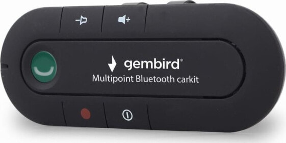 Комплект громкой связи Gembird GSM Bluetooth черный (BTCC-03)