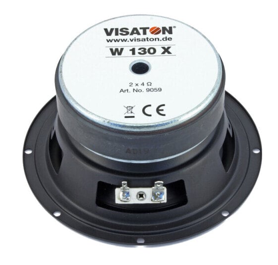 VISATON W 130 X - Woofer speaker driver - 60 W - Round - 90 W - 8 ? - 0 - 6000 Hz