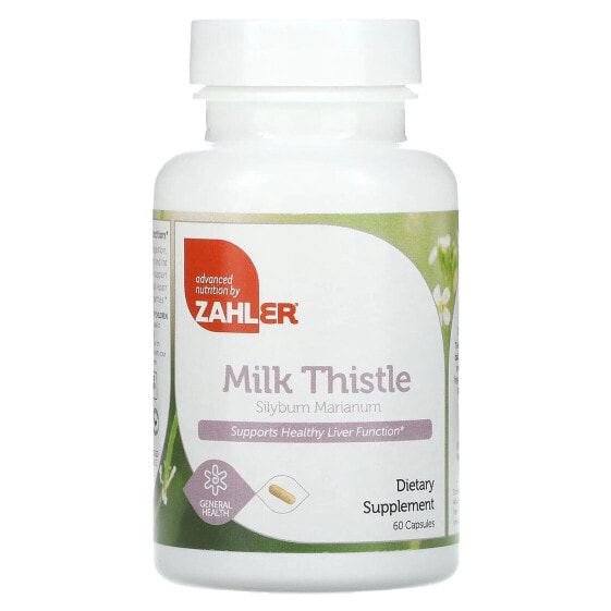 Milk Thistle, Silybum Marianum, 60 Capsules