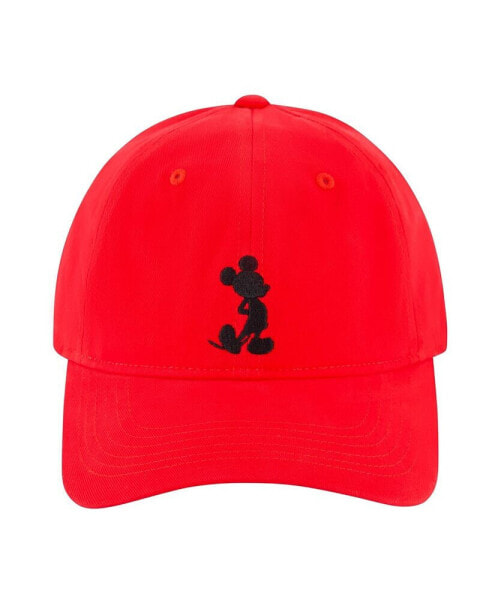 Men's Mickey Dad Cap Brush Washed Cotton Twill Embroidery